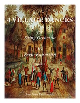 Four Village Dances Orchestra sheet music cover